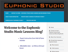 Tablet Screenshot of euphonic.us
